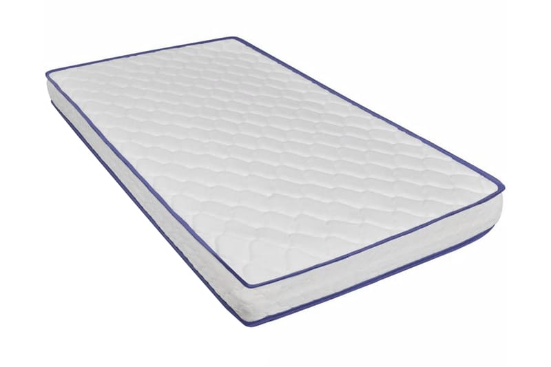 Hukommelsesskummadras 200 X 90 X 17 Cm - Hvid - Møbler - Senge - Madrasser - Topmadras