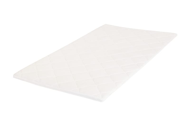 HVILA Duo topmadras vendbar sommer- og vinterside, 120x200 cm – 7 cm blød/mellem, polyetherskum, vaskbart betræk