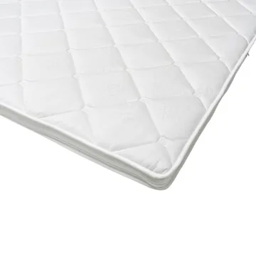 HVILA Duo topmadras vendbar sommer- og vinterside, 180x200 cm – 7 cm blød/mellem, polyetherskum, vaskbart betræk - Møbler - Senge - Madrasser - Topmadras
