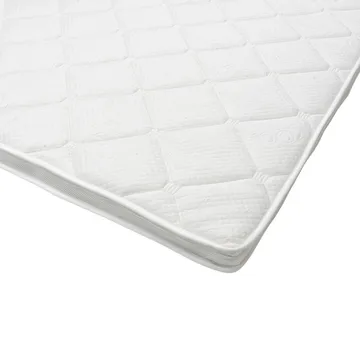 HVILA Duo topmadras vendbar sommer- og vinterside, 180x200 cm – 7 cm blød/mellem, polyetherskum, vaskbart betræk - Møbler - Senge - Madrasser - Topmadras