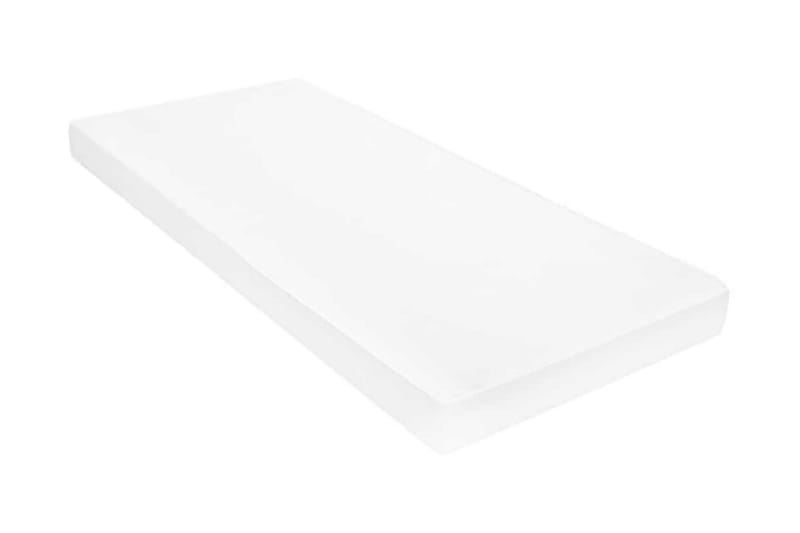 Madras 120 X 200 Cm 7 Zoner Pu-Skum 10 Cm H2 H3 - Hvid - Møbler - Senge - Madrasser - Topmadras