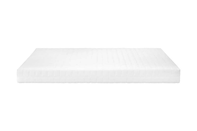 Madras 120 X 200 Cm 7 Zoner Pu-Skum 16 Cm H2 H3 - Hvid - Møbler - Senge - Madrasser - Topmadras