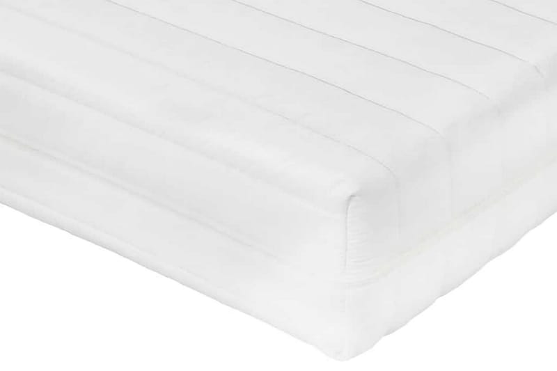 Madras 160 X 200 Cm 7 Zoner Pu-Skum 16 Cm H2 H3 - Hvid - Møbler - Senge - Madrasser - Topmadras