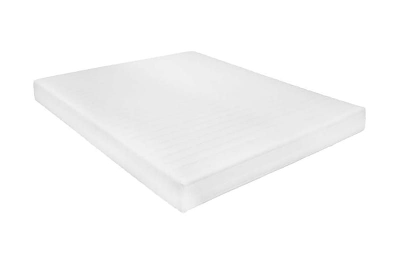 Madras 160 X 200 Cm 7 Zoner Pu-Skum 16 Cm H2 H3 - Hvid - Møbler - Senge - Madrasser - Topmadras
