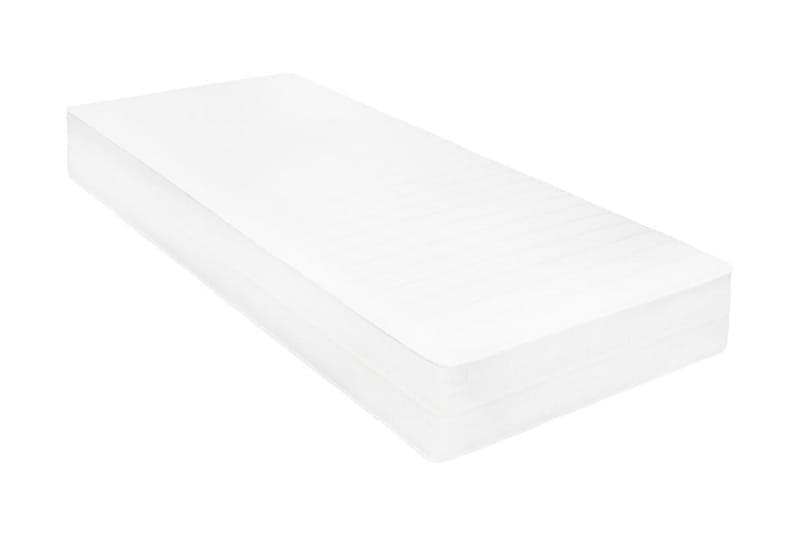 Madras 80 X 200 Cm Viscoelastisk Memoryskum 18 Cm - Hvid - Møbler - Senge - Madrasser - Topmadras