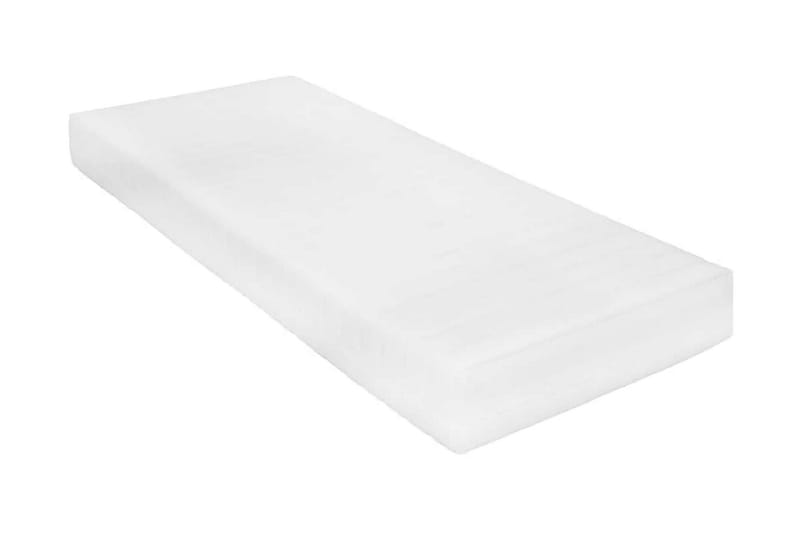 Madras 90 X 200 Cm 7 Zoner Pu-Skum 16 Cm H2 H3 - Hvid - Møbler - Senge - Madrasser - Topmadras