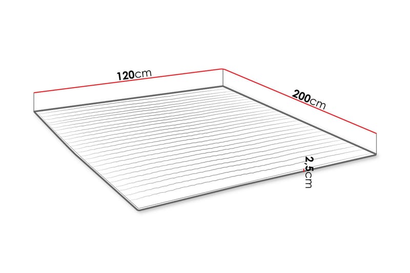 Madras MANDULA 120x200 - Møbler - Senge - Madrasser - Topmadras