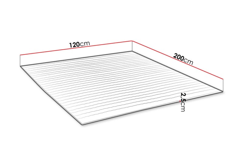Madras MANDULA 120x200 - Møbler - Senge - Madrasser - Topmadras