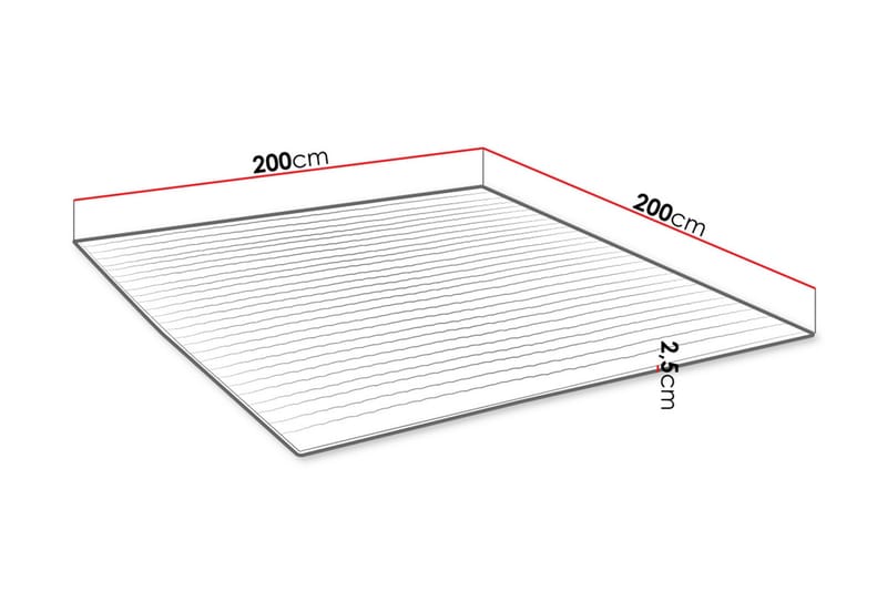 Madras MANDULA 200x200 - Møbler - Senge - Madrasser - Topmadras