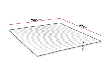 Madras MANDULA 200x200 - Møbler - Senge - Madrasser - Topmadras