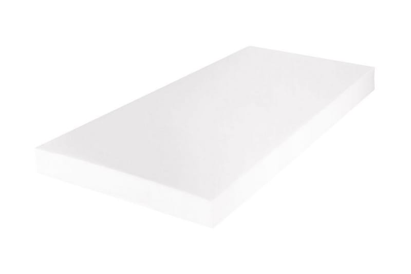 Madras Med Vaskbart Betræk 200 X 160 X 17 Cm - Hvid - Møbler - Senge - Madrasser - Topmadras