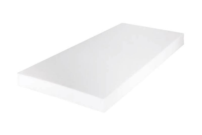 Madras Med Vaskbart Betræk 200 X 180 X 17 Cm - Hvid - Møbler - Senge - Madrasser - Topmadras