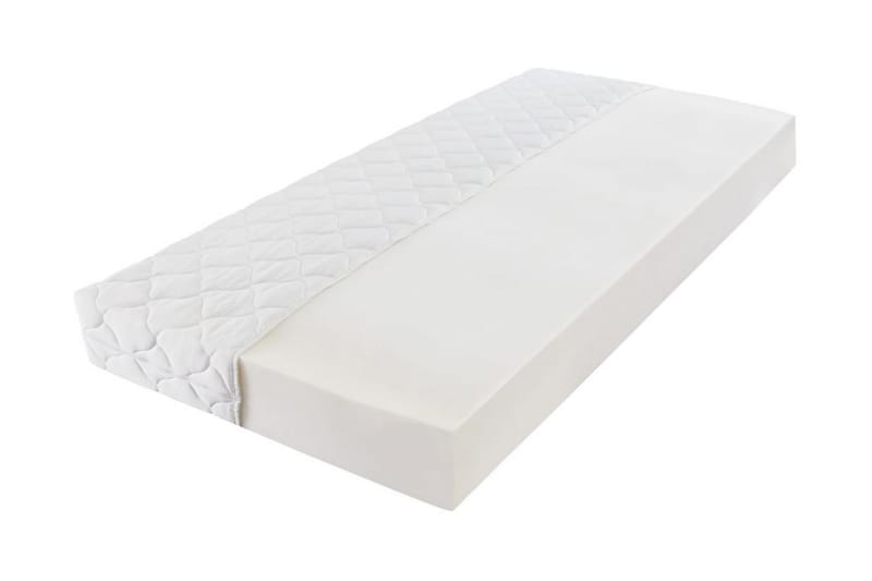 Madras Med Vaskbart Betr�æk 200 X 90 X 17 Cm - Hvid - Møbler - Senge - Madrasser - Topmadras