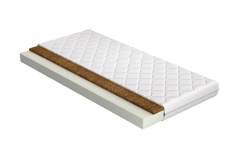 Olage Topmadras 80x200 cm, Hvid