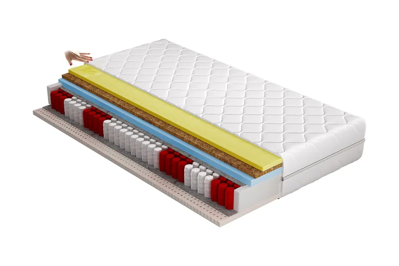 Palleros Madras 160x200 cm, Hvid