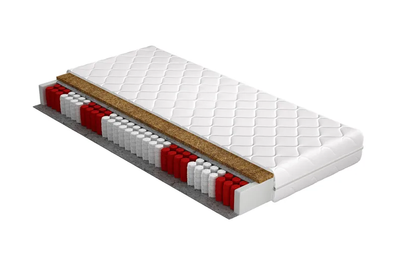 Rihanor Madras 90x200 cm - Hvid - Møbler - Senge - Madrasser - Topmadras