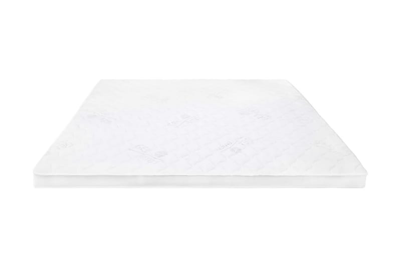 Topmadras 140 X 200 Cm Gelskum 7 Cm - Hvid - Møbler - Senge - Madrasser - Topmadras