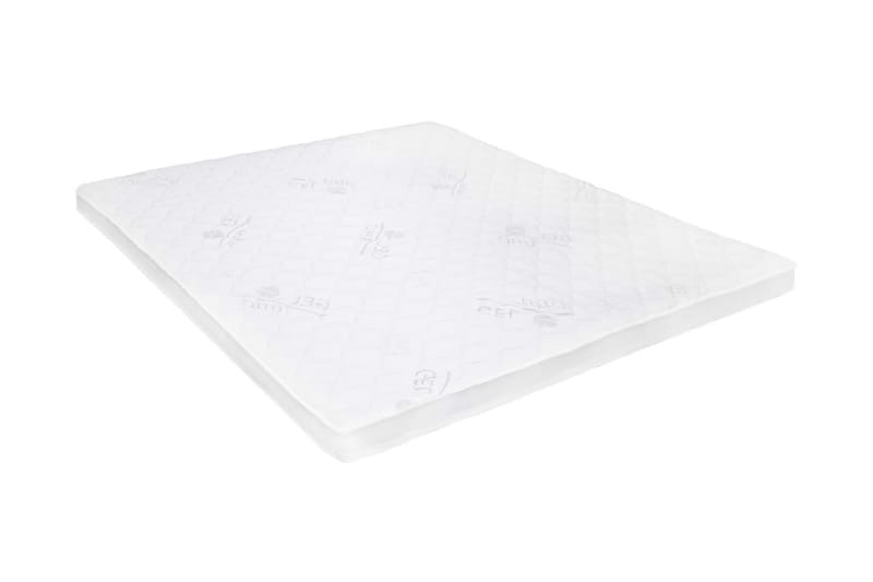 Topmadras 140 X 200 Cm Gelskum 7 Cm - Hvid - Møbler - Senge - Madrasser - Topmadras