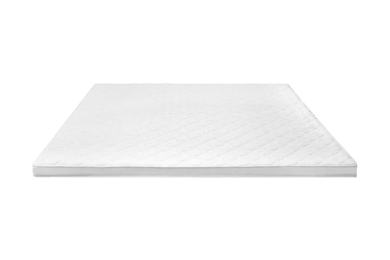 Topmadras 140 X 200 Cm Koldskum Æggebakke 6 Cm - Hvid - Møbler - Senge - Madrasser - Topmadras
