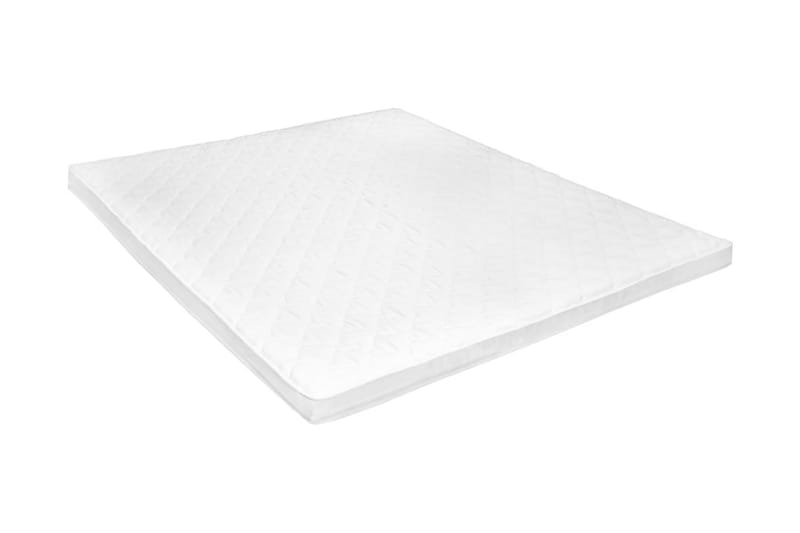 Topmadras 160 X 200 Cm Koldskum Æggebakke 6 Cm - Hvid - Møbler - Senge - Madrasser - Topmadras