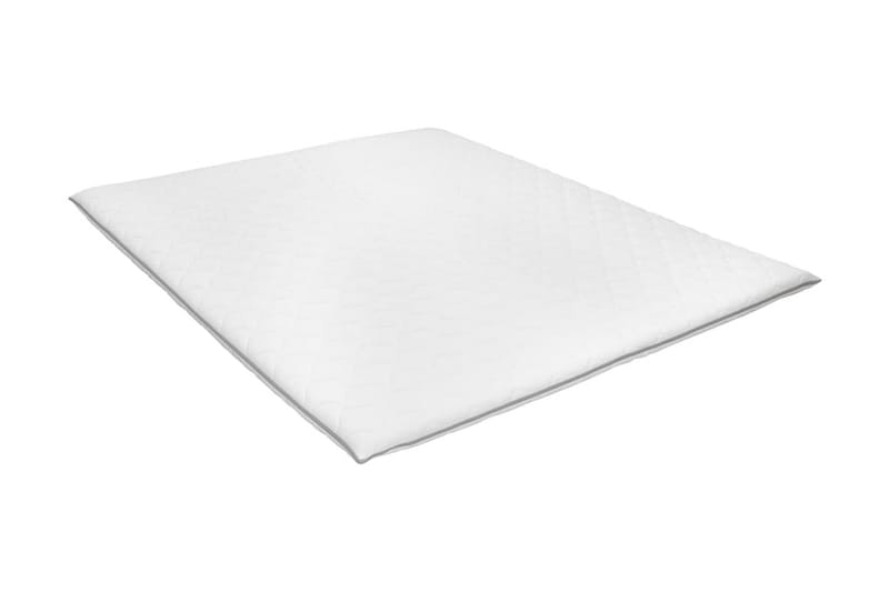 Topmadras 160 X 200 Cm Viscoelastisk Memoryskum 6 Cm - Hvid - Møbler - Senge - Madrasser - Topmadras