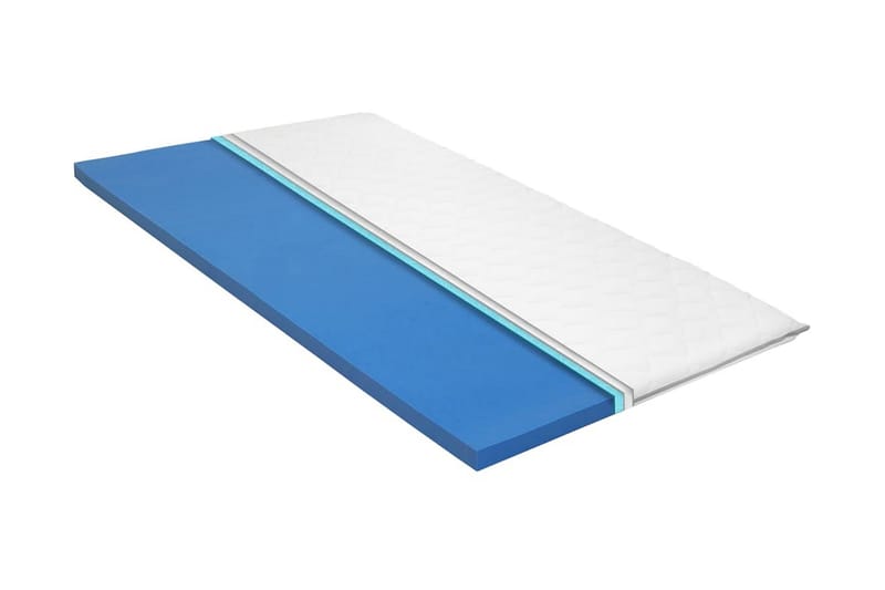 Topmadras 80 X 200 Cm Viscoelastisk Memoryskum 6 Cm - Hvid - Møbler - Senge - Madrasser - Topmadras