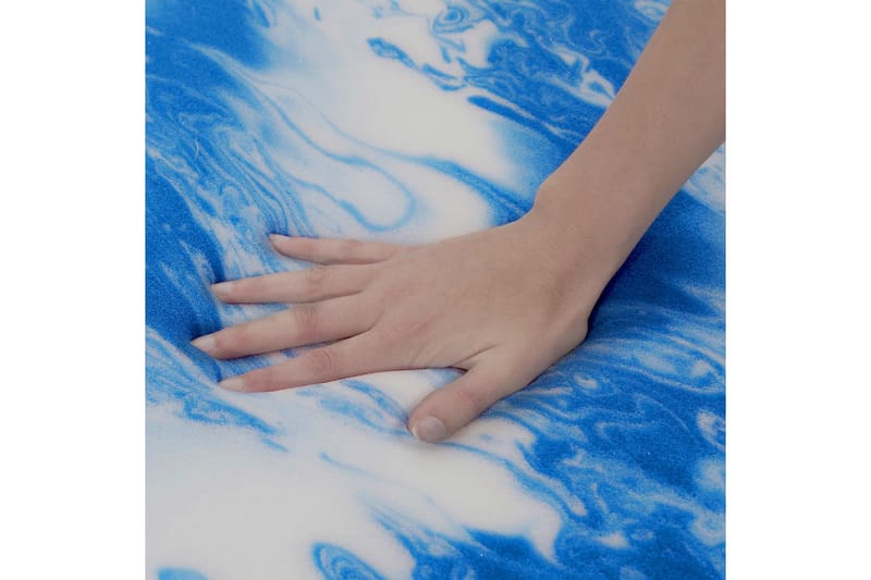 Topmadras 90 X 200 Cm Gelskum 7 Cm - Hvid - Møbler - Senge - Madrasser - Topmadras