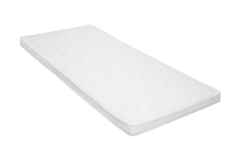 Topmadras 90 X 200 Cm Koldskum Æggebakke 6 Cm - Hvid - Møbler - Senge - Madrasser - Topmadras