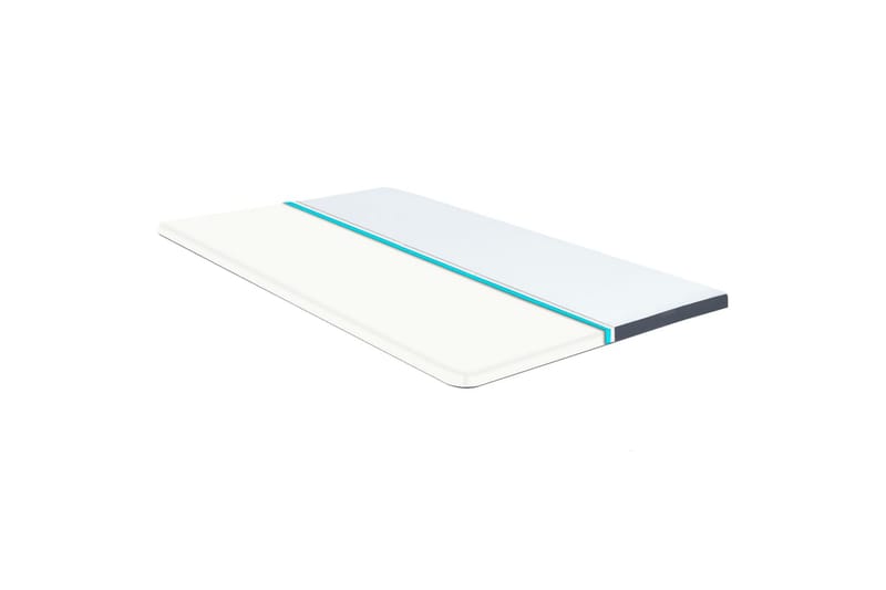 Topmadras Til Seng med Boxmadras 200x120x5 cm - Hvid - Møbler - Senge - Madrasser - Topmadras