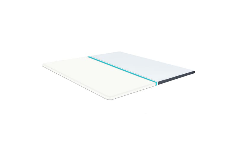 Topmadras Til Seng med Boxmadras 200x180x5 cm - Hvid - Møbler - Senge - Madrasser - Topmadras