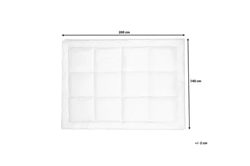 Trivor Sengemadras 140 | 200 cm - Hvid - Møbler - Senge - Madrasser - Topmadras