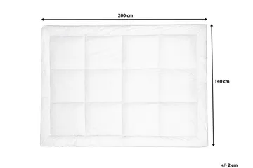 Trivor Sengemadras 140 | 200 cm - Hvid - Møbler - Senge - Madrasser - Topmadras