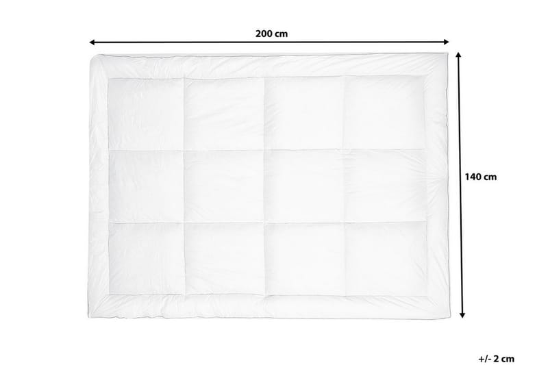 Trivor Sengemadras 140 | 200 cm - Hvid - Møbler - Senge - Madrasser - Topmadras