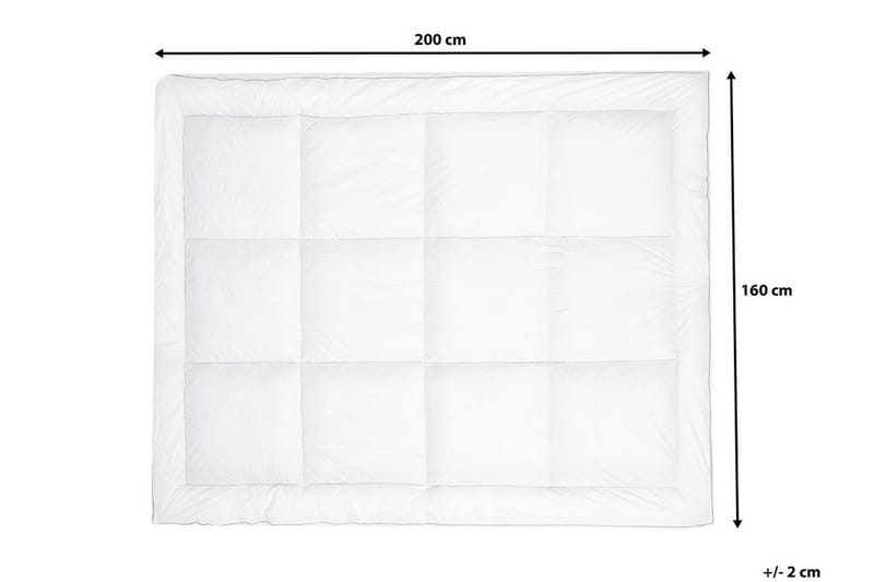 Trivor Sengemadras 160 | 200 cm - Hvid - Møbler - Senge - Madrasser - Topmadras