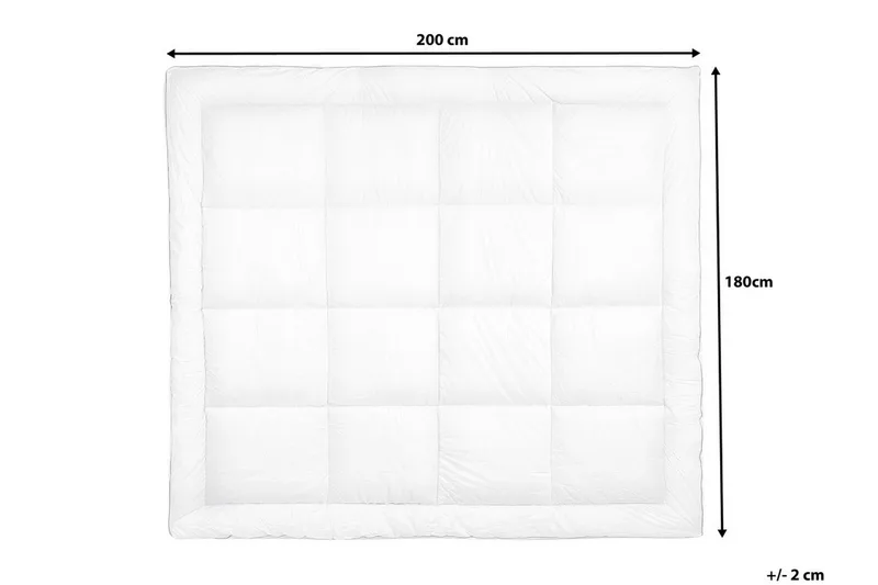 Trivor Sengemadras 180 | 200 cm - Hvid - Møbler - Senge - Madrasser - Topmadras