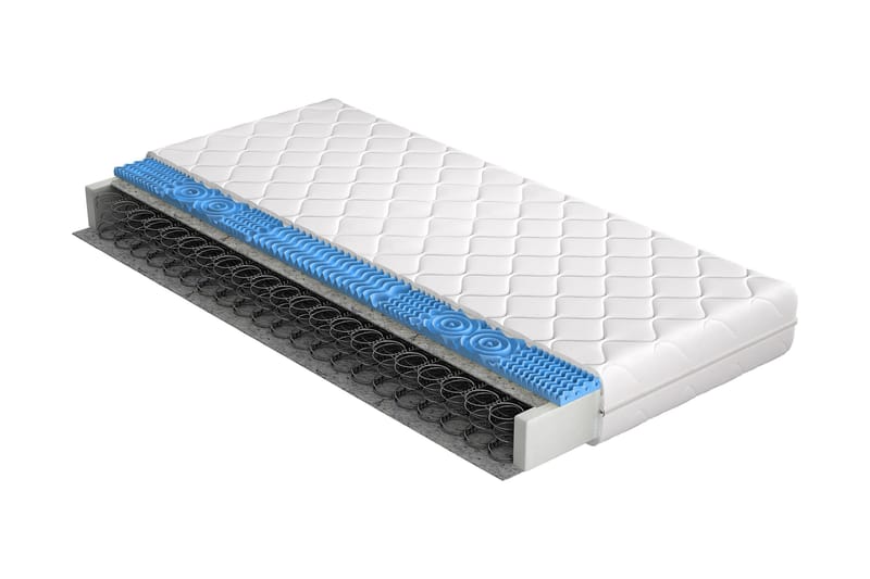 Villayo Madras 140x200 cm - Hvid - Møbler - Senge - Madrasser - Topmadras