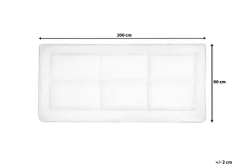 Trivor Sengemadras 90 | 200 cm - Hvid - Møbler - Senge - Madrasser - Topmadras