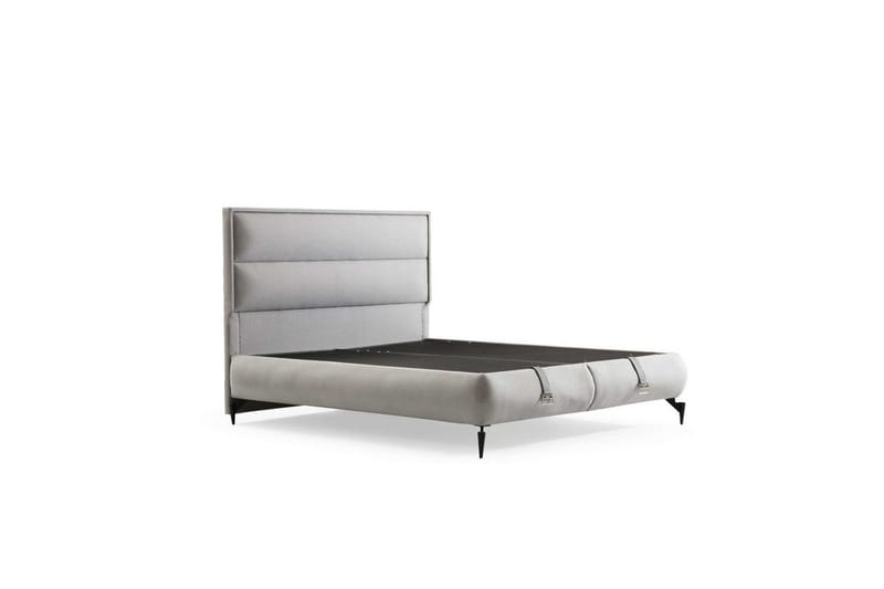 Mashli Sengestel 100x200 cm - Grå - Møbler - Senge - Sengeramme & sengestel
