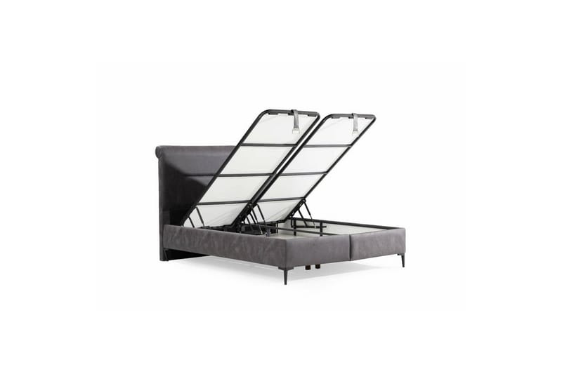 Matbar Sengestel 100x200 cm - Mørkegrå - Møbler - Senge - Sengeramme & sengestel