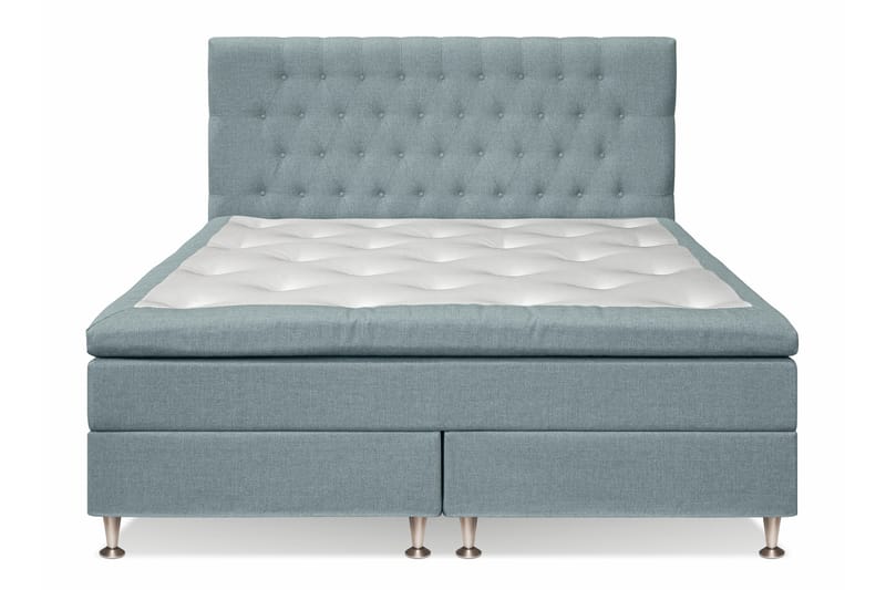 Meja Sengepakke 160x200 - Lyseblå - Møbler - Senge - Komplet sengepakke