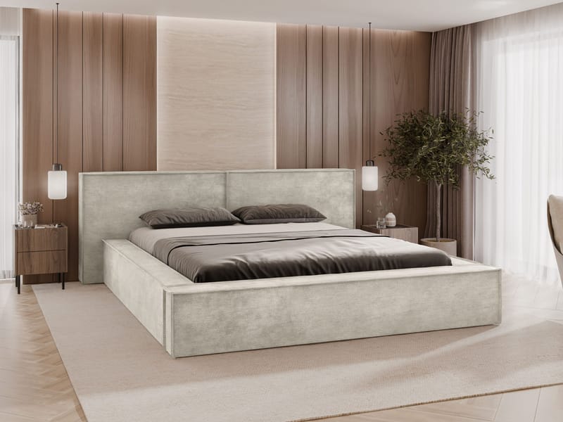 Melor sengestel 180x200 cm - beige - Møbler - Senge - Sengeramme & sengestel