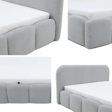 Merik sengestel 140x200 cm - beige - Møbler - Senge - Sengeramme & sengestel