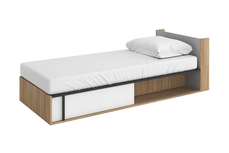 Metropolitan Sengeramme 90x200 cm - Brun - Møbler - Senge - Sengeramme & sengestel
