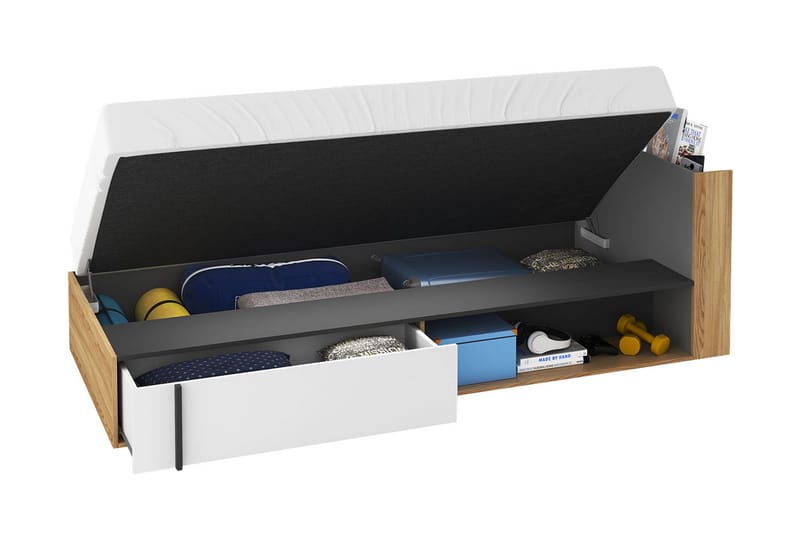 Metropolitan Sengeramme 90x200 cm - Brun - Møbler - Senge - Sengeramme & sengestel