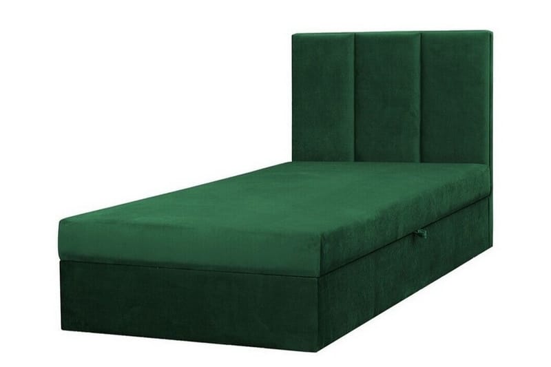 Millstreet Sengeramme 100x200 cm - Mørkegrøn - Sengeramme & sengestel