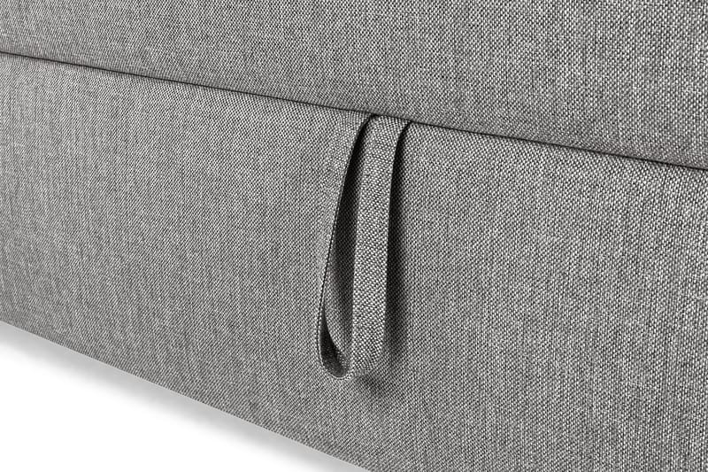 Montana Dobbeltseng med Opbevaring 160x200 cm - Grå - Møbler - Senge - Kontinentalsenge