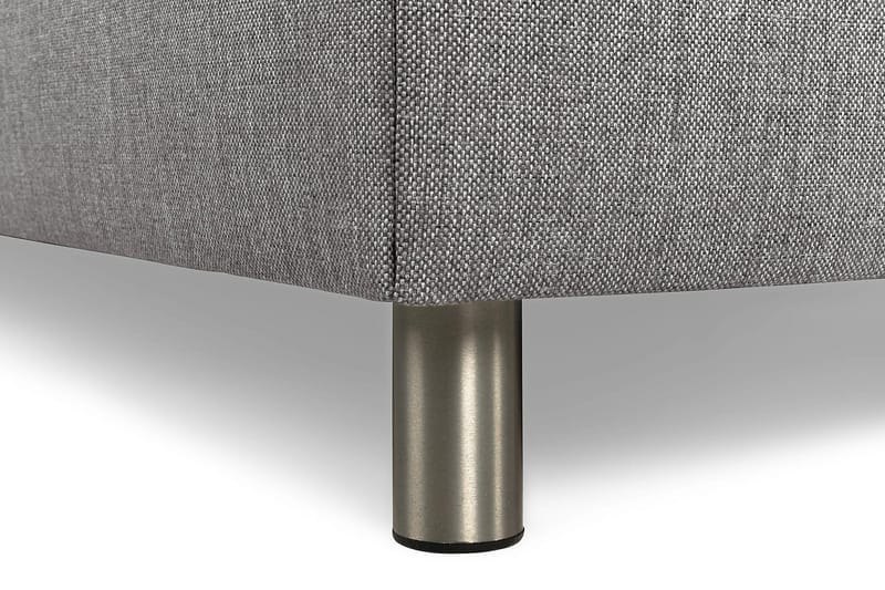 Montana Dobbeltseng med Opbevaring 160x200 cm - Grå - Møbler - Senge - Kontinentalsenge