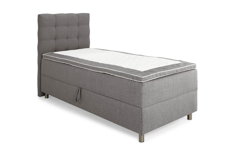 Montana Komplet Sengpakke med Opbevaring 90x200 cm - Grå - Møbler - Senge - Kontinentalsenge