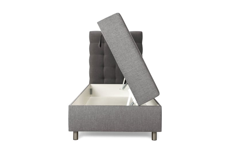 Montana Komplet Sengpakke med Opbevaring 90x200 cm - Grå - Møbler - Senge - Kontinentalsenge