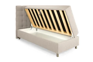 Montana Opbevaringsseng 80x200 - Beige - Møbler - Senge - Enkeltsenge